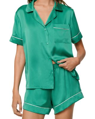 Inez Washable Silk Short Pajama Set