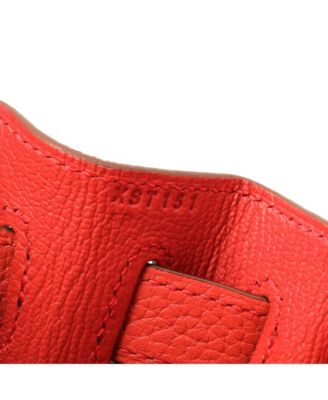 Kelly 28 Handbag Pink Togo with Palladium Hardware