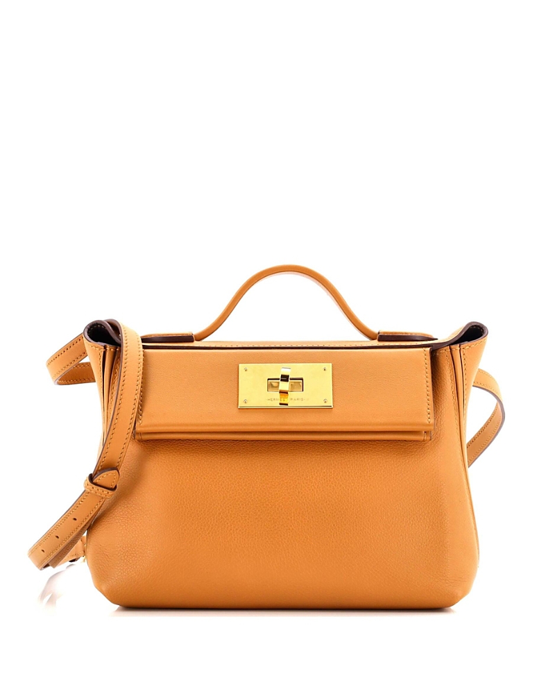 Pre-owned Pre-owned Hermes Hermes 21 24/24 Bag Verso Evercolor With Swift In Brown