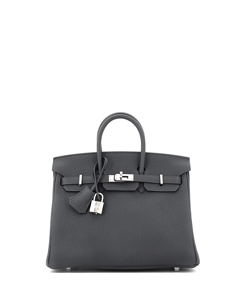 Pre-owned Pre-owned Hermes Hermes Birkin 25 Handbag Grey Togo With Palladium Hardware In Gray