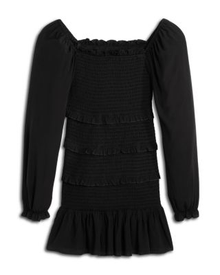 Girls' Laila Long Sleeved Smocked Dress - Big Kid