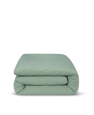 Washed Cotton Percale Duvet Cover, Twin