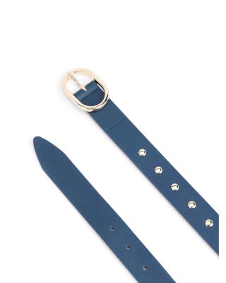 Women's Boyfriend Stud Leather Belt