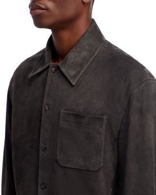 Suede Bomber Jacket