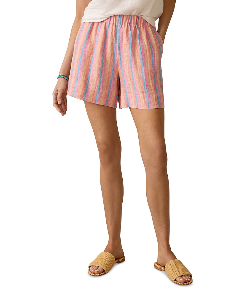 Faherty Bayview Linen Shorts