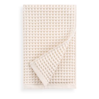 PURE Yarn Dyed Waffle Cotton Bath and Hand Towel 4-Piece Set