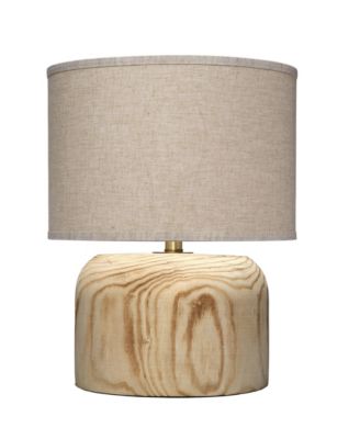 Jamie Young - Timber Table Lamp with Linen Shade