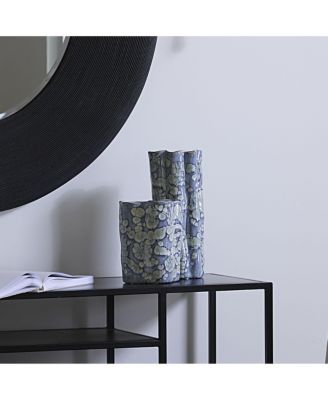  Cloud Ceramic Decorative Set of 2 Vases