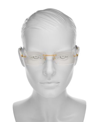 Rectangle Glasses, 55mm 