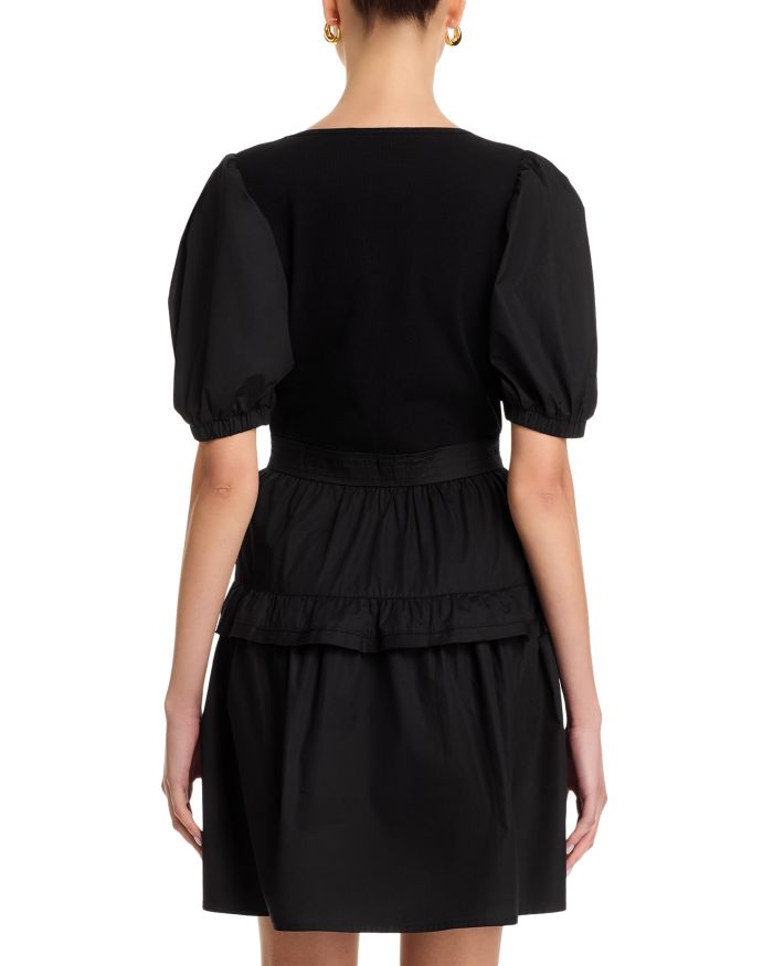 Puffed Sleeve Dress