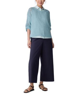 Crewneck Cord Yarn Pullover Sweater