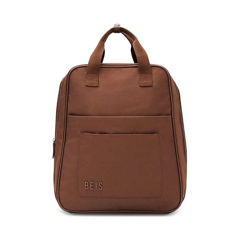 Beis The Expandable Backpack In Maple In Brown