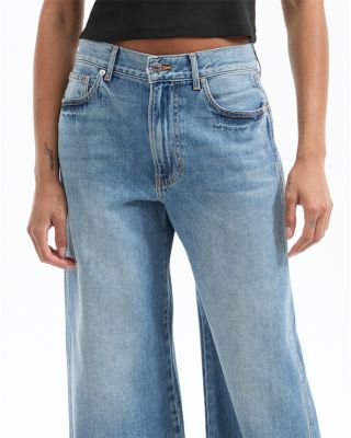 Kasey High Rise Wide Leg Jeans in Dusted Glare