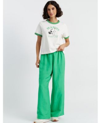  Women's Cotton Snoopy Racquet Club T-Shirt