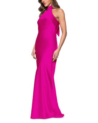 Sleeveless Satin Gown - Exclusive