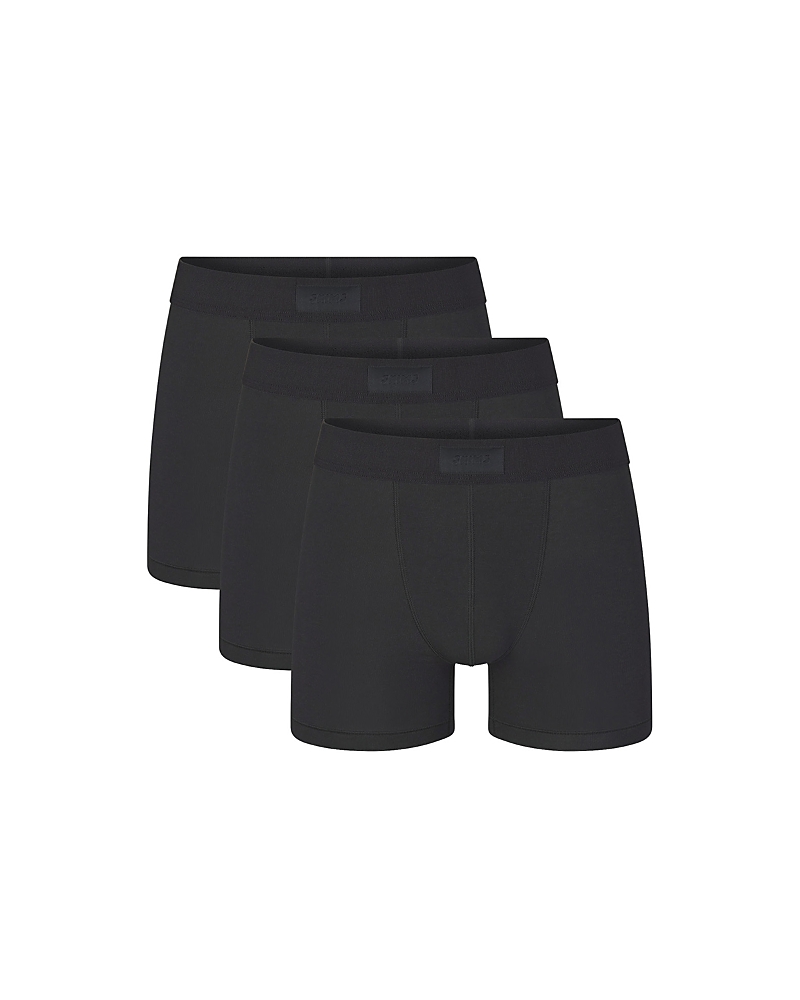 Skims Stretch Cotton 3 Boxer Briefs, 3-Pack