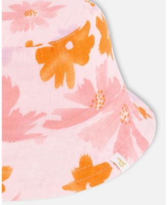  Girls' Printed Muslin Bucket Hat - Baby