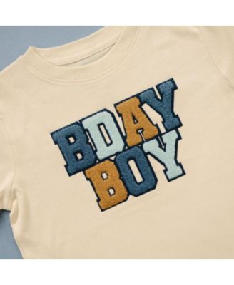 Boys&#39; Birthday Boy Patch Short Sleeve T-Shirt - Baby, Little Kid, Big Kid