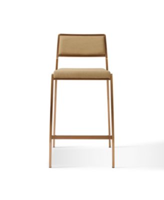 Gale Performance Faux Leather Stackable Stool, Set of 2