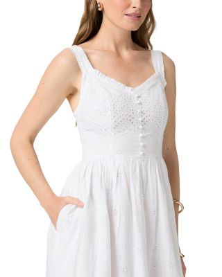 Riesling Eyelet Midi Dress