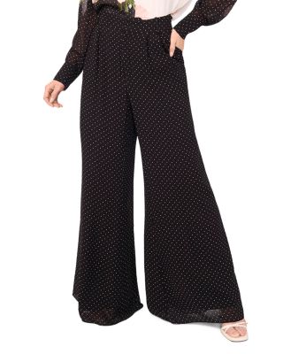 Wide Leg Tuck Pants 