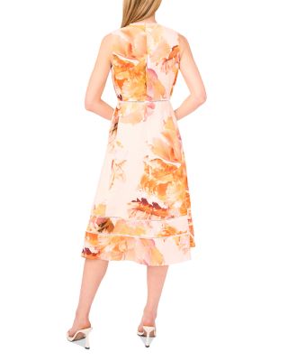 Sleeveless Seam Detail Midi Dress