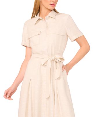 Shirt Dress with Self Belt
