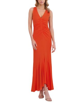 Ted Baker Open Neck Ruched Mermaid Dress | Bloomingdale's Women
