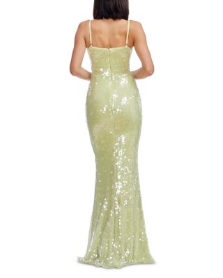 Giovanna Sequinned Evening Gown