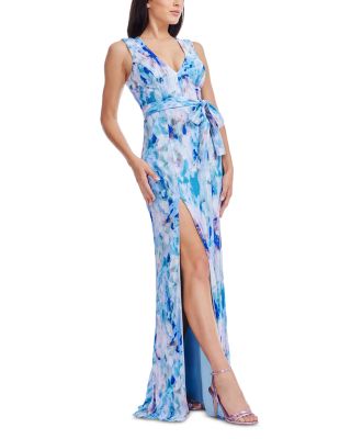 Sandra Tie Waist Evening Gown