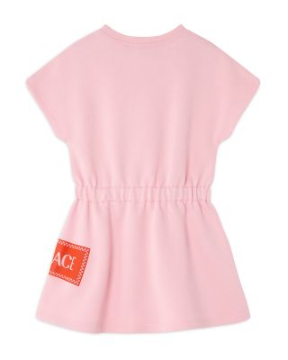 Girls' Fleece 90's Vintage Logo Print Dress - Little Kid, Big Kid