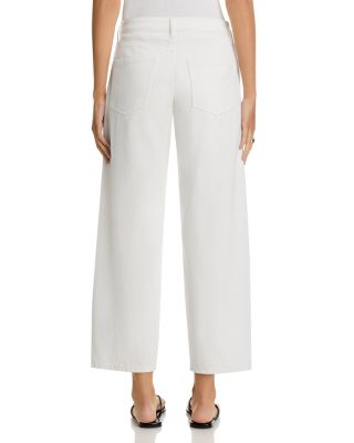 District High Rise Column Ankle Jeans in Washed Sandstone