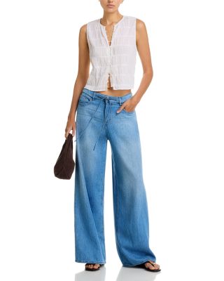 Leny Wide Leg Jeans in Light Indigo