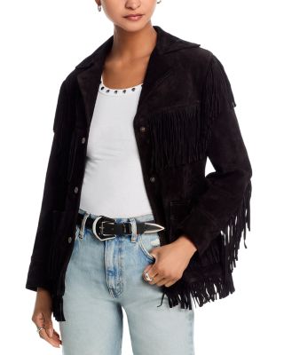 Suede Fringe Jacket