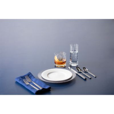 Archie Clear Charger Plate, Set of 4