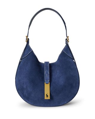 Polo ID Suede Small Shoulder Bag