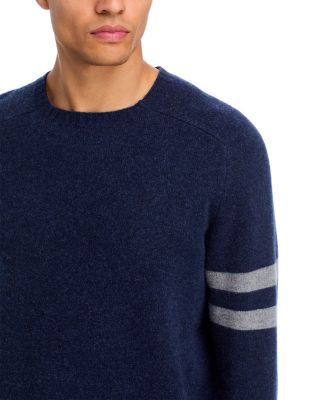 Merino Wool Striped Sleeve Sweater - Exclusive