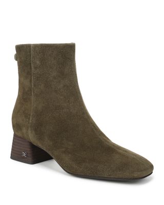 Women&#39;s Paige Square Toe Block Heel Ankle Booties