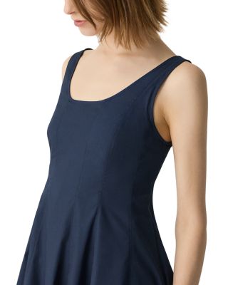 Sleeveless Poplin Mini Dress
