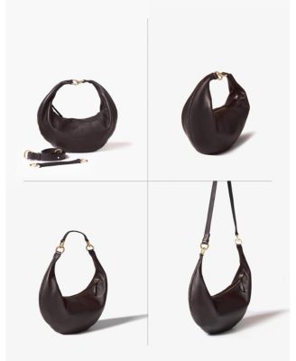 3-in-1 Convertible Hobo Crescent Ring Bag