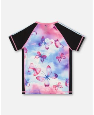 Girls' Printed Short Sleeve Athletic Top - Big Kid