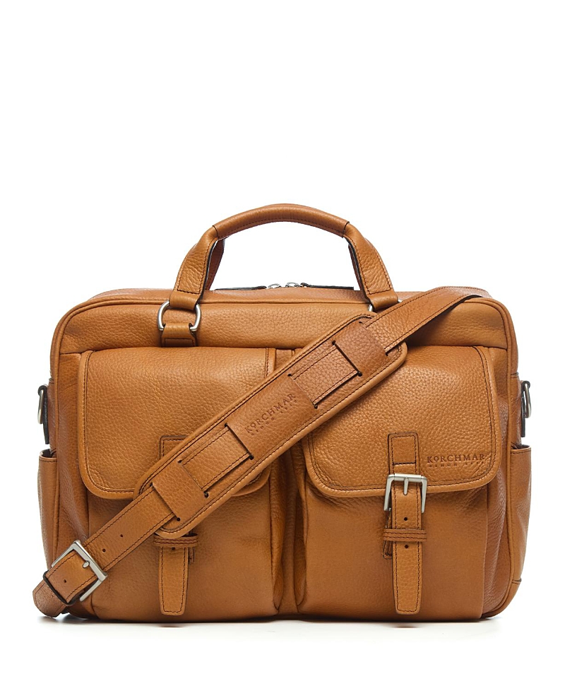 Korchmar Barton Laptop Briefcase In Brown