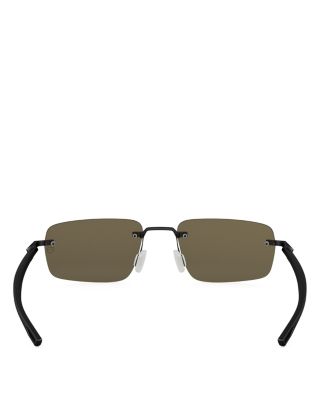 Mini Vingt Sept Rectangle Sunglasses, 55mm