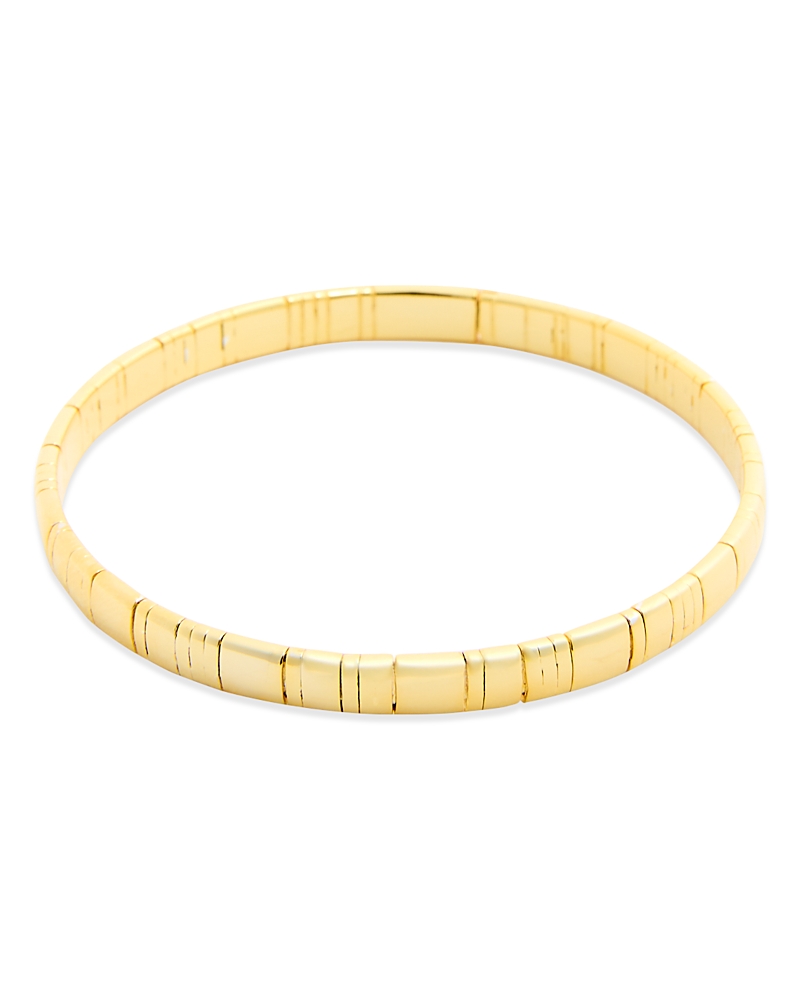 Shashi Striated Bracelet In Gold