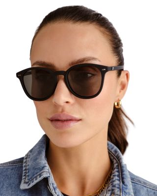 Bandwagon Round Sunglasses, 51mm