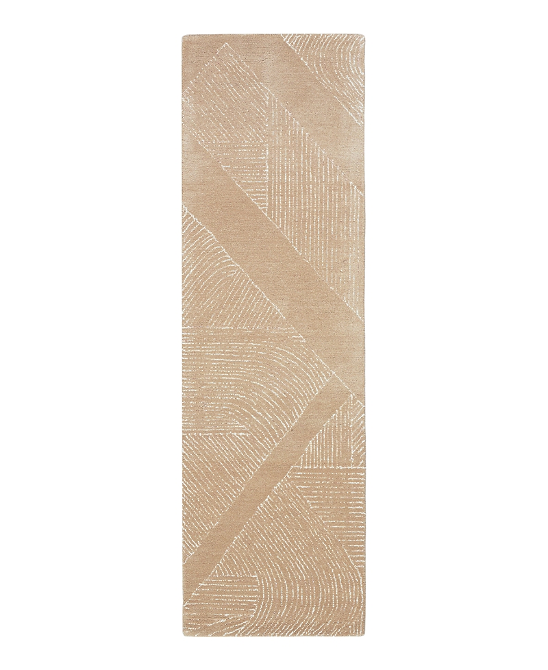 Dkny Pure Patterns Prn01 Runner Area Rug, 2'2 X 7'5 In Brown