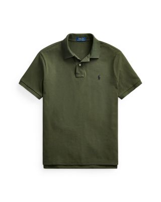 Custom Slim Fit Mesh Polo Shirt
