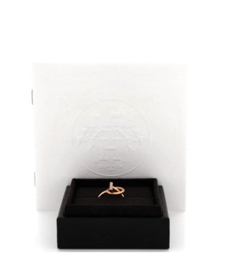  Small Echappee Ring 18K Rose Gold and Diamonds