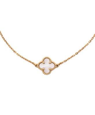 Pre-Owned Van Cleef & Arpels - Sweet Alhambra Bracelet 18K Gold and Mother of Pearl