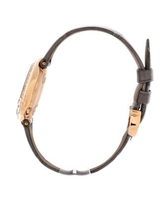  Ballon Blanc de Cartier Quartz Watch in Rose Gold with Diamond Bezel and Alligator 30mm